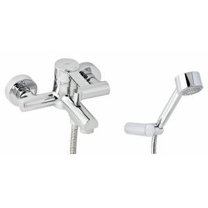 Смеситель для ванны с душевым гарнитуром Genebre Tau2